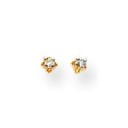 Diamond Stud Earrings in 14k Yellow Gold (0.02 Ct. tw.)