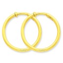 Non-Pierced Hoops Earrings in 14k Yellow Gold