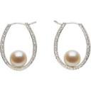Cultured Pearl Earrings in Sterling Silver