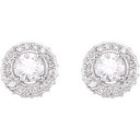 Diamond Entourage Earrings in 14k White Gold (0.875 Ct. tw.)