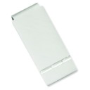 Brushed Hinged Money Clip in Non Metal