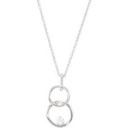 Diamond Fashion Necklace in 14k White Gold (0.04 Ct. tw.) (0.04 Ct. tw.)