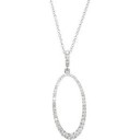 Diamond Fashion Necklace in 14k White Gold (0.62 Ct. tw.) (0.62 Ct. tw.)