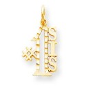 Sis Charm in 10k Yellow Gold