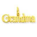 Grandma Charm in 14k Yellow Gold