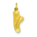 Ballet Slipper Charm in 14k Yellow Gold