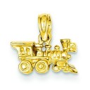Locomotive Pendant in 14k Yellow Gold