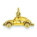 Car Charm in 14k Yellow Gold