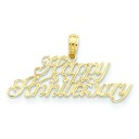 Happy Anniversary Pendant in 14k Yellow Gold