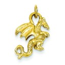 Dragon Charm in 14k Yellow Gold