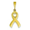 Heart In Awareness Pendant in 14k Yellow Gold