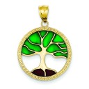 Tree Of Life Pendant in 14k Yellow Gold