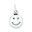 Smiley Face Charm in Sterling Silver