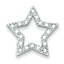 CZ Star Pendant in Sterling Silver