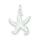 Starfish Charm in Sterling Silver