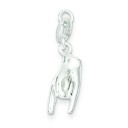 Enameled Charm in Sterling Silver