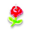 Enameled Charm in Sterling Silver