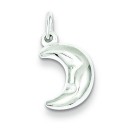 Half Moon Charm in Sterling Silver