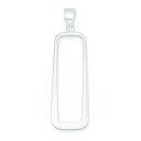 Rectangle Pendant in Sterling Silver