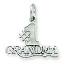 Grandma Charm in 14k White Gold