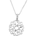 Remember I Love You Youngest Child Necklace in Sterling Silver