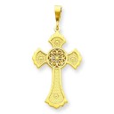 Celtic Cross Pendant in 14k Yellow Gold