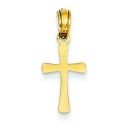 Small Fashion Cross in 14k Yellow Gold