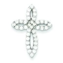Passion CZ Cross in Sterling Silver