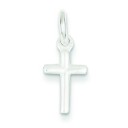 Small Cross Charm in Sterling Silver