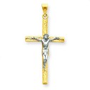 Passion Crucifix in 14k Two-tone Gold