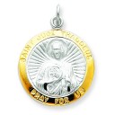 Saint Jude Thaddeus Medal in Sterling Silver