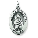 Our Lady of Mount Carmel Medal in Sterling Silver