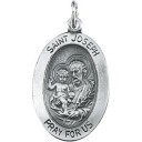 St Joseph Medal in Sterling Silver
