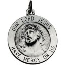 Lord Jesus Pendant in Sterling Silver