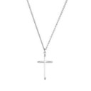 Cross Pendant or Necklace in Sterling Silver