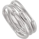 Set Of Stackable Rings in Sterling Silver