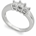 Three Stone Diamond Anniversary Rings (0.625 Ct. tw.) (0.625 Ct. tw.)